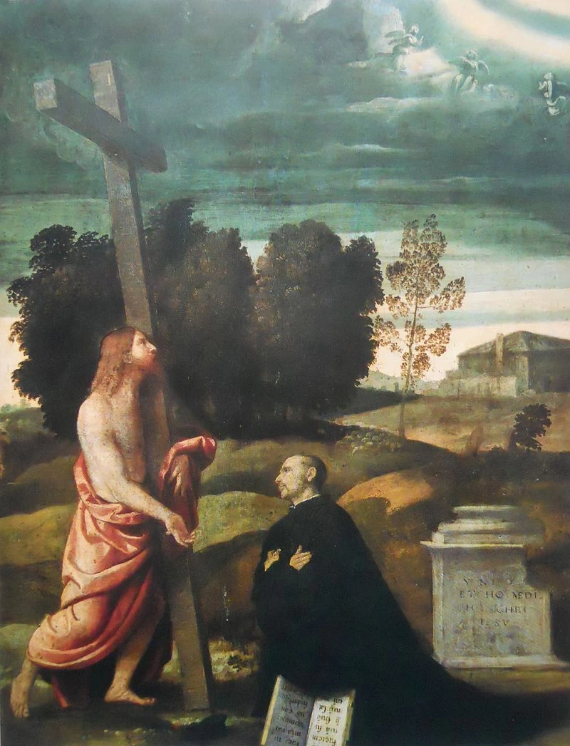 10-Bonvicino Alessandro-Moretto-Cristo redentore-Accademia Carrara Fondo Lochis